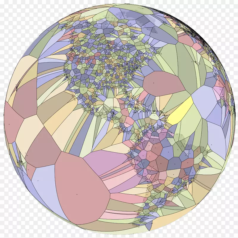 集平面的Voronoi图划分