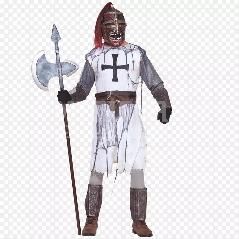万圣节服装骑士面具伪装-骑士