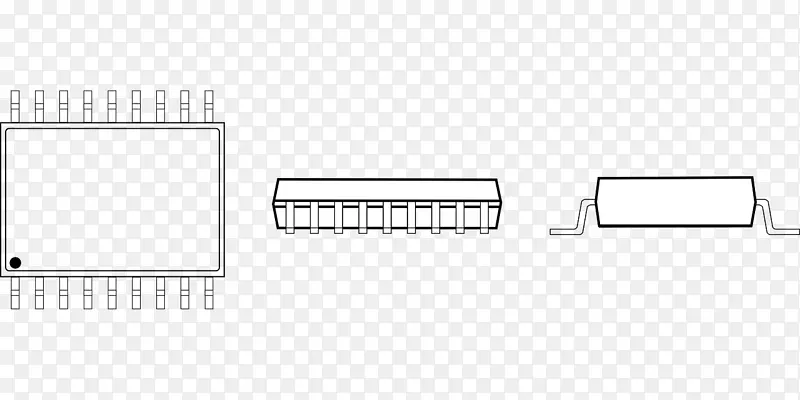 集成电路芯片电路中央处理单元-芯片图