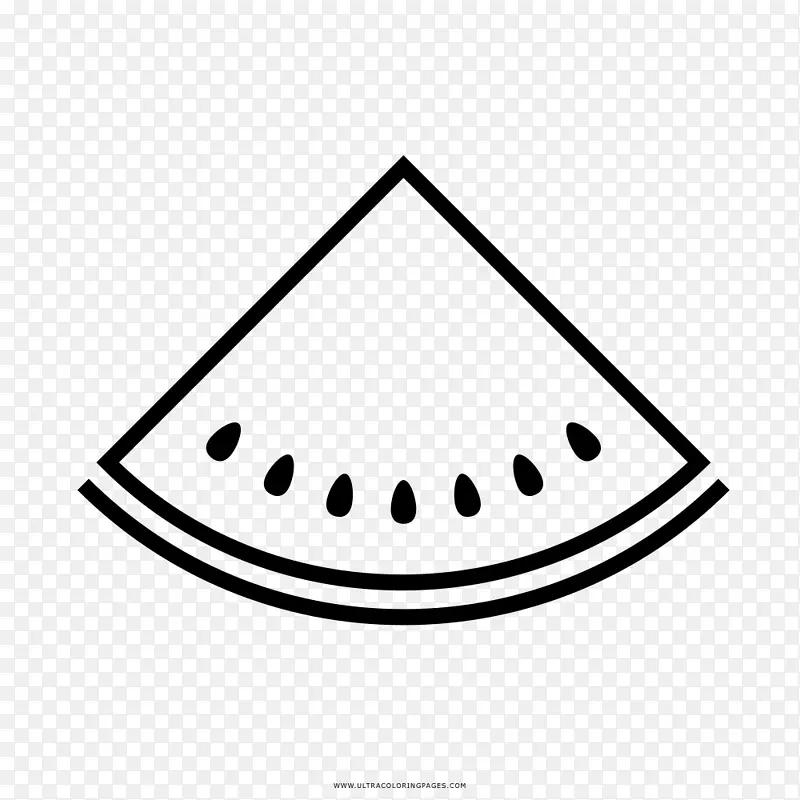 彩色画西瓜剪贴画.西瓜