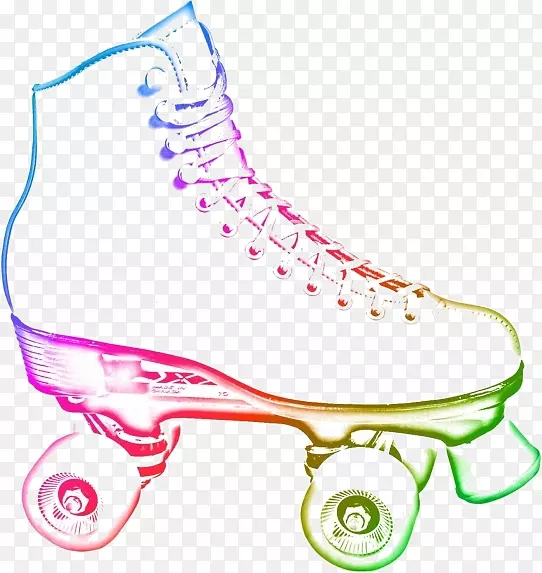 滚轴溜冰鞋溜冰场滚轴溜冰鞋
