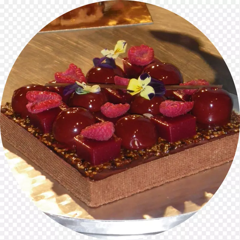 巧克力蛋糕软糖巧克力松露加纳奇巧克力蛋糕