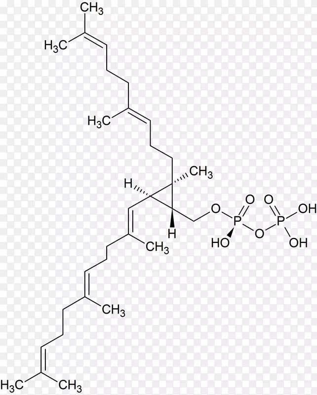 {(1r，2r，3r)-2-[(3e)-4，8-dimethylnona-3，7-dien-1-yl]-2-methyl-3-[(1e，5e)-2，6，10-trimethylundeca-1，5，9-trien-1-yl]cyclopropyl}methyl三磷酸二氢法尼基焦磷酸酯角甾醇角鲨烯