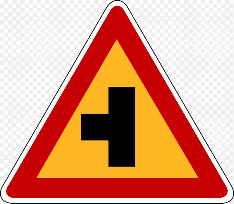 交通标志旁道路交通安全-道路