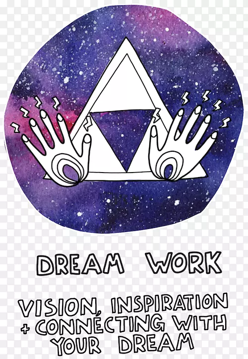 让你的梦想成为真正的梦想工作创意标志-梦想