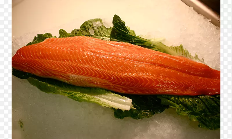 熏鲑鱼，亚洲菜，三文鱼-三文鱼片