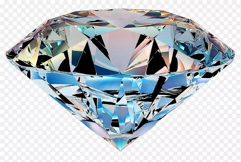 钻石切割钻石彩色戒指克拉-钻石