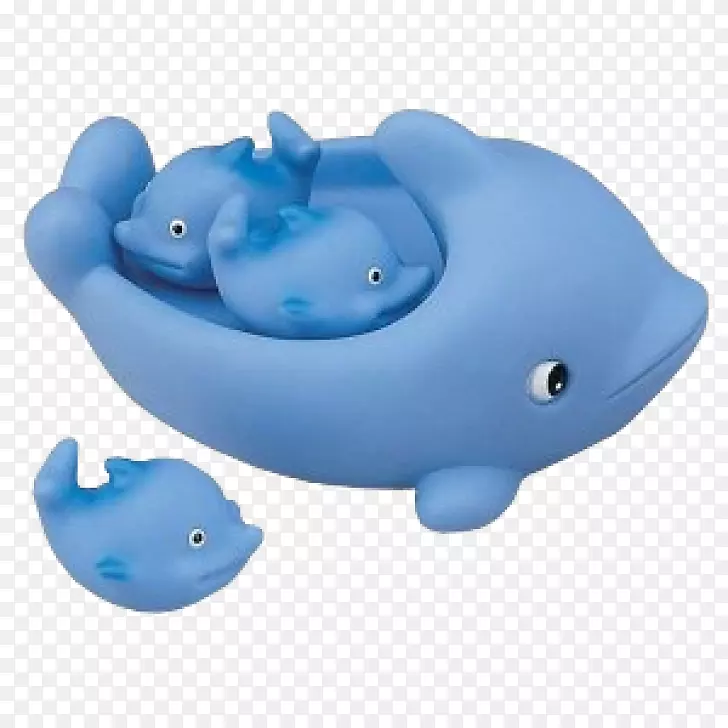 海豚玩具家庭浴缸橡胶鸭-海豚