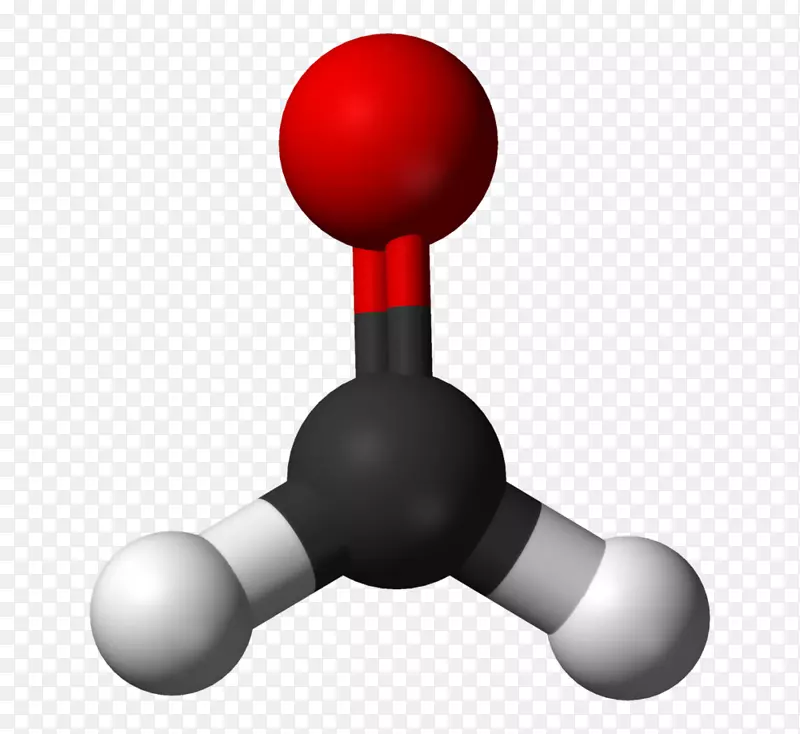 甲醛球棒模型有机化合物化学-嵌合体