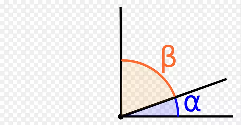 角几何面积标角