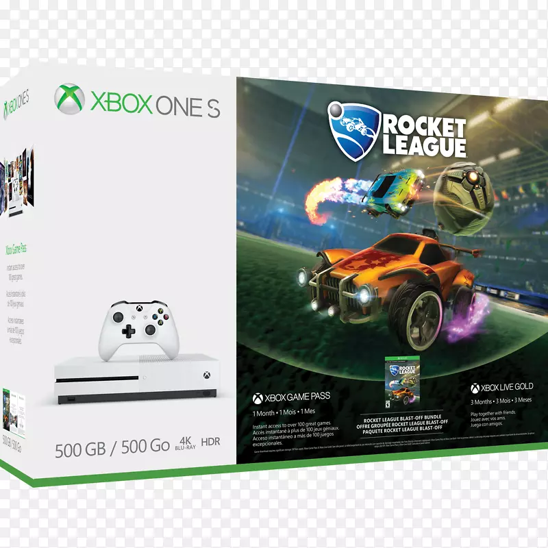 Xbox One s火箭联盟国际足联18超高清蓝光-Xbox One s