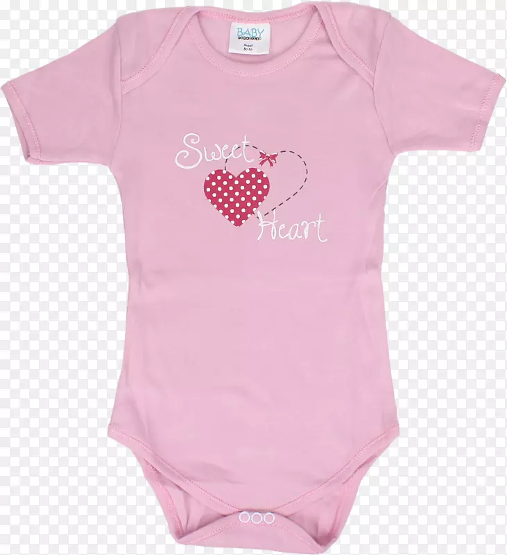 婴儿及幼童单件t恤袖身套装粉红色m-t恤