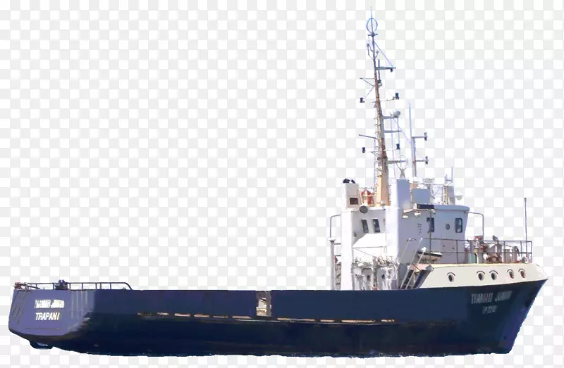 载重渔船拖网平台补给船研究船