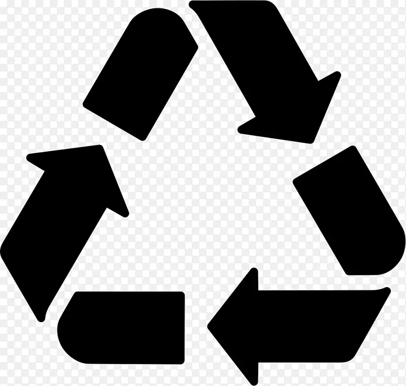 回收符号回收垃圾车回收塑料.不可回收图标