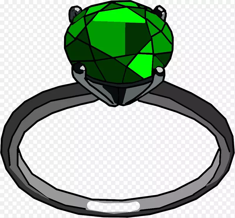 绿色戒指翡翠珠宝夹艺术戒指