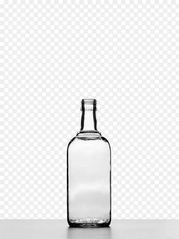 玻璃瓶蒸馏饮料酒壶液体伏特加玻璃
