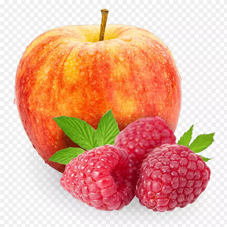 脆苹果覆盆子水果食品-苹果皇家庆典