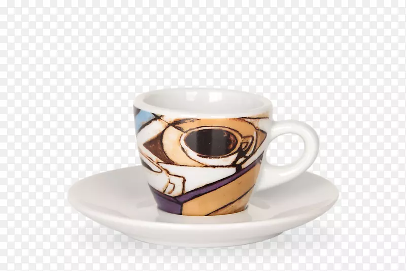 咖啡杯，意式浓缩咖啡，茶托，陶瓷杯