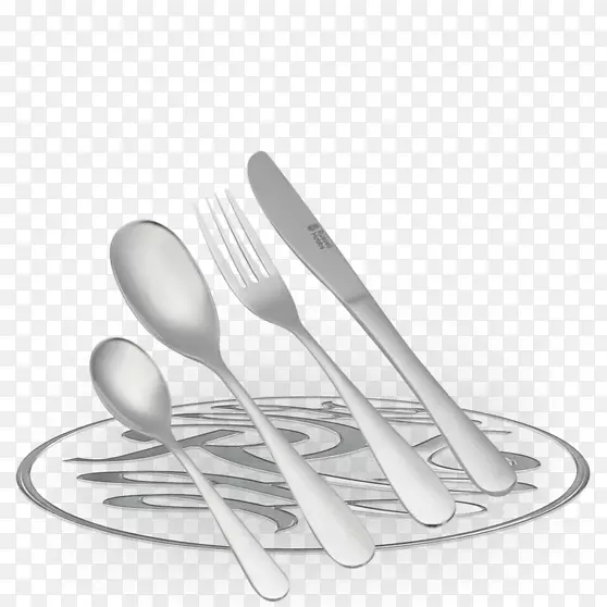 叉餐具，不锈钢勺子，拉塞尔霍布斯-餐具套装
