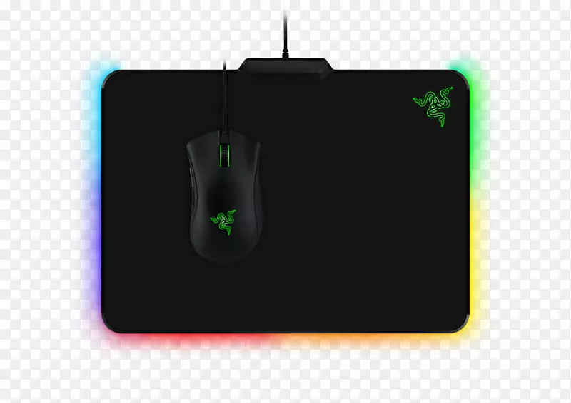 电脑鼠标垫Razer公司彩色Razer BlackWidow色度-电脑鼠标