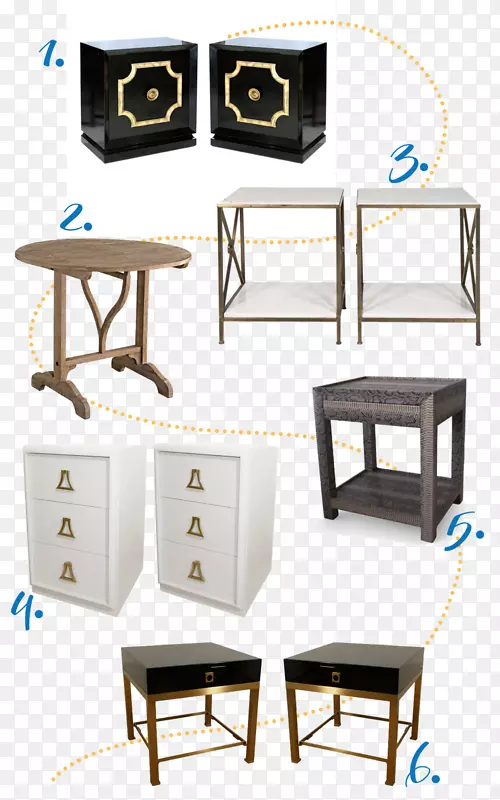 床头柜桌子-托盘家具