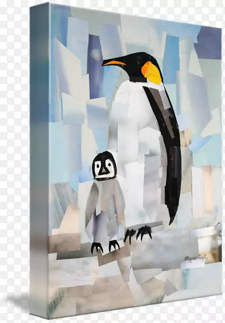 企鹅画廊包装画布艺术印刷-企鹅先生