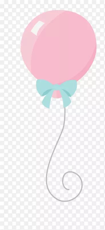 气球回形针生日夹艺术-可爱的气球