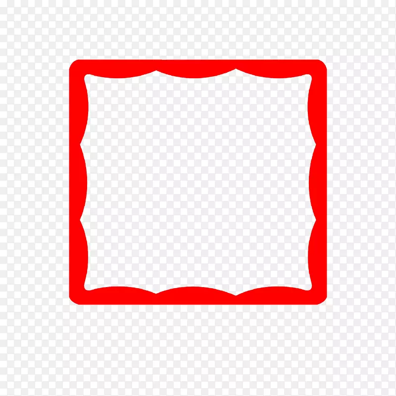相框矩形点字体贴纸