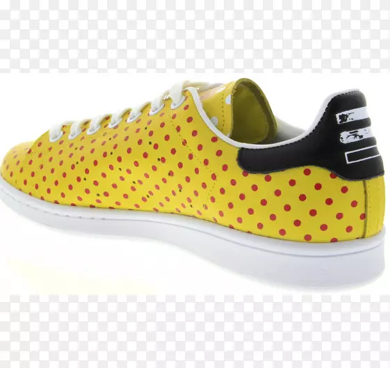 滑鞋运动鞋图案-黄点