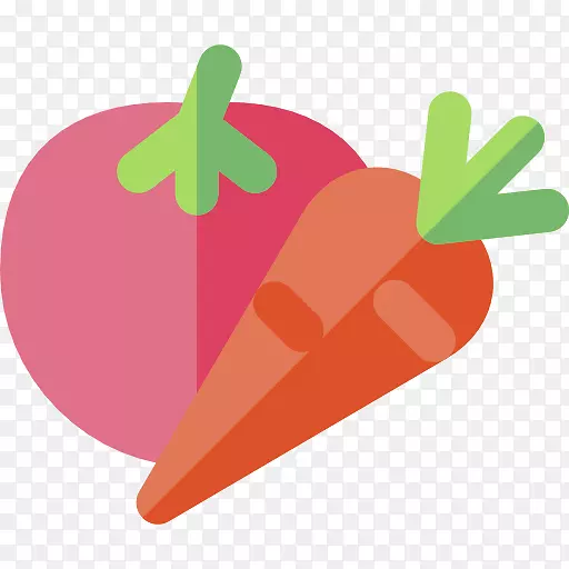 水果蔬菜食品计算机图标.蔬菜