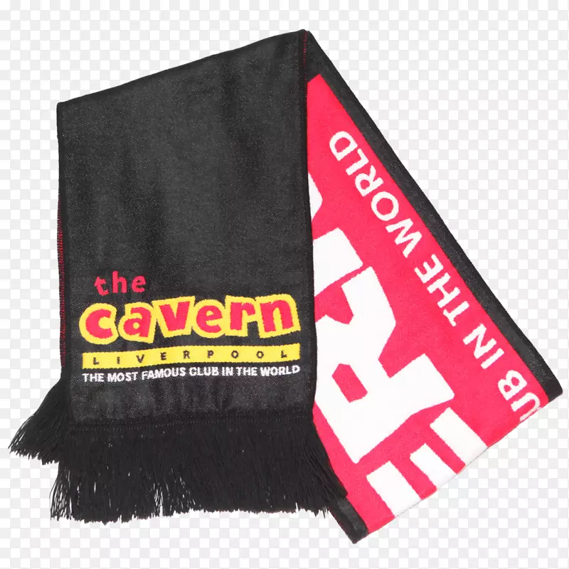 洞穴俱乐部披头士夜总会标志图案设计-足球围巾