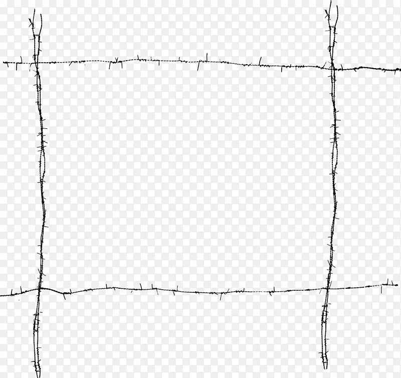 有刺铁丝网贴纸图片工作室围栏-铁丝网围栏