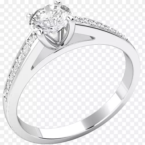 耳环订婚戒指钻石光环