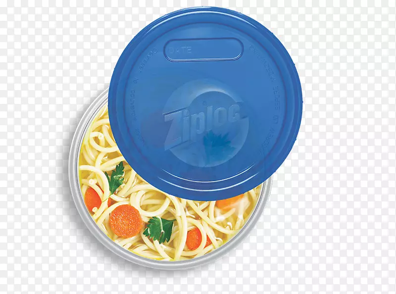 盖盖Ziploc食品储存容器塑料容器