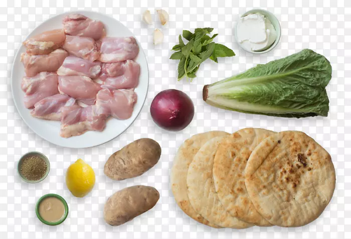 素菜，苏夫拉基，皮塔，中东菜，摩洛哥菜-希腊苏夫拉基
