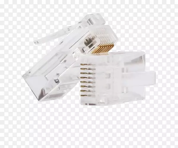 电气连接器模块连接器第5类电缆8p8c双绞线.连接器