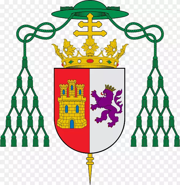教皇本尼迪克特十六世大主教红衣主教的臂章-人