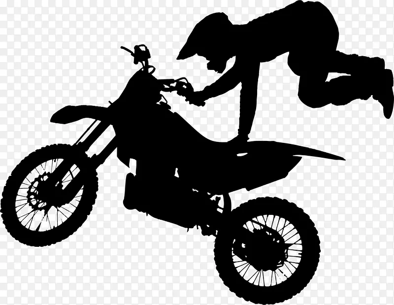 摩托车特技骑摩托车越野剪贴画.摩托车越野