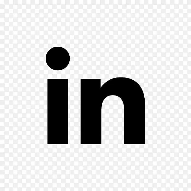计算机图标LinkedIn徽标-LinkedIn白色
