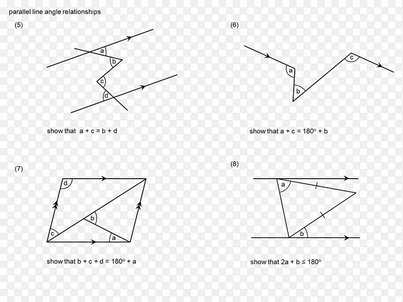 三角点平行数学线角