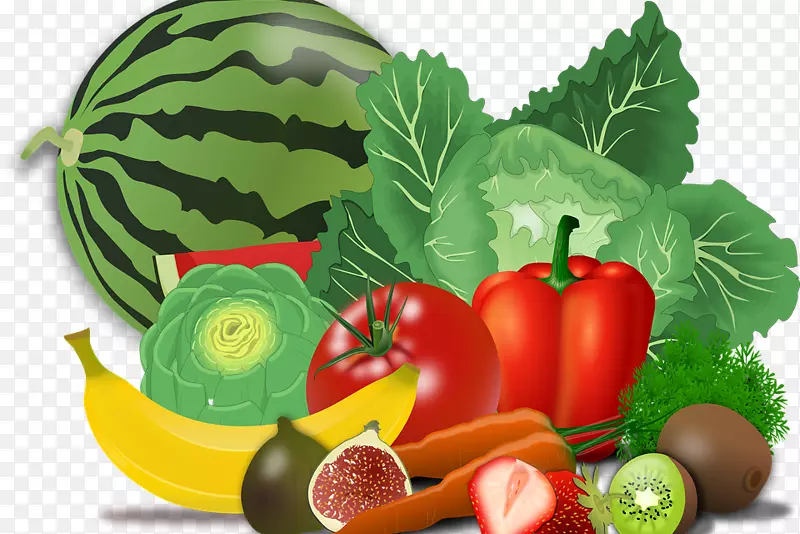 生食、水果、蔬菜、素食.物理卷心菜
