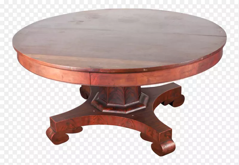 咖啡桌木头染色古董