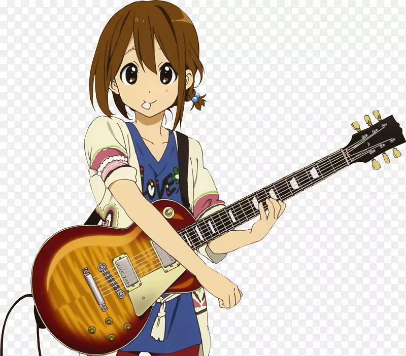 Yui Hirasawa低音吉他电吉他！-低音吉他