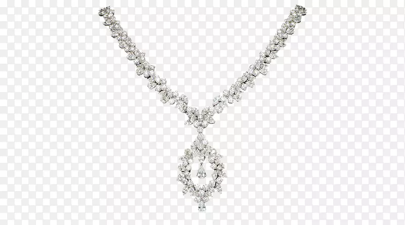 项链珠宝魅力和吊坠泰勒-伯顿钻石链-项链
