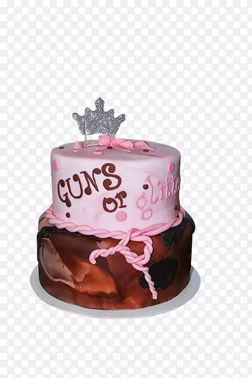 生日蛋糕性别展示巧克力蛋糕婴儿性别透露