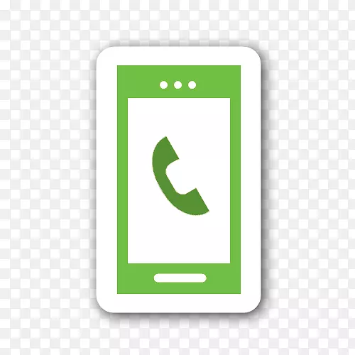 电话标志绿色设计