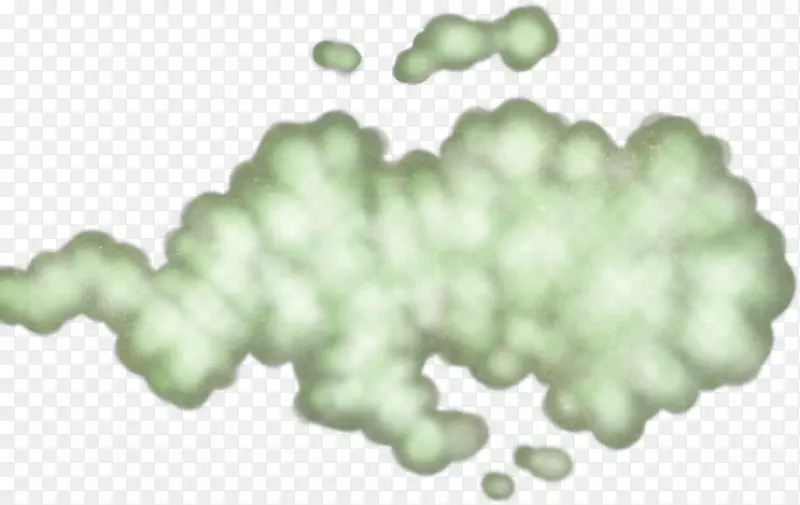 气体星际云数字图像绿色气体