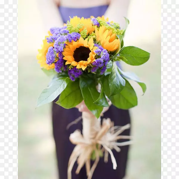 花卉设计普通向日葵花束切花婚礼-婚礼