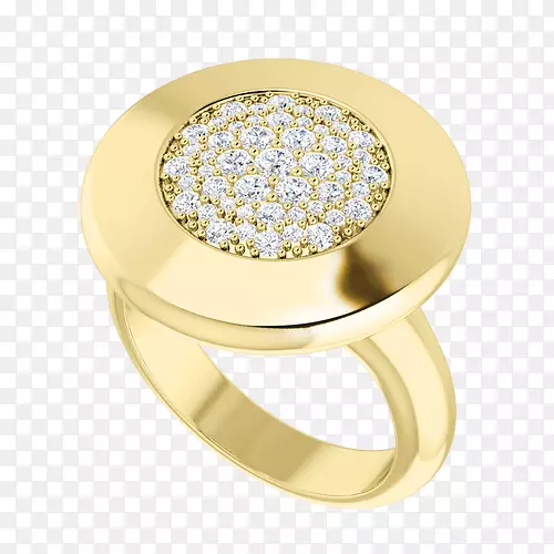 钻石戒指珠宝灿烂的黄金-黄色雨滴