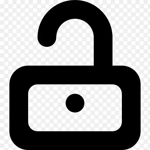 计算机图标挂锁符号封装的PostScript挂锁